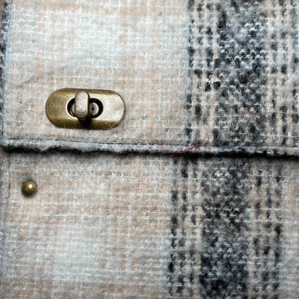 Anthropologie Schuler & Sons Philadelphia‎ Plaid Clutch Bag Purse